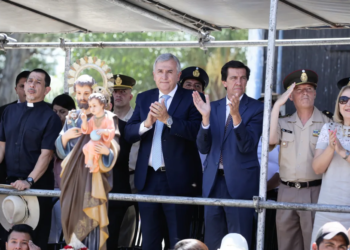 Morales y Sadir honraron a San José en Perico