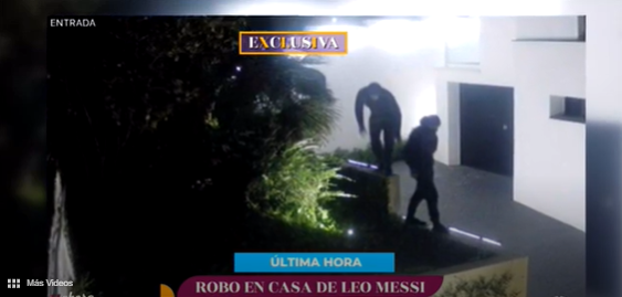 Dos ladrones intentaron robar la casa de Messi en Barcelona: las imágenes del hecho