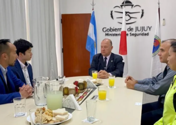 Funcionarios de Seguridad se reunieron con autoridades de la Embajada de Japón en Argentina