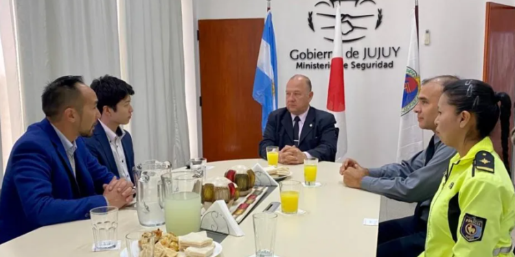 Funcionarios de Seguridad se reunieron con autoridades de la Embajada de Japón en Argentina