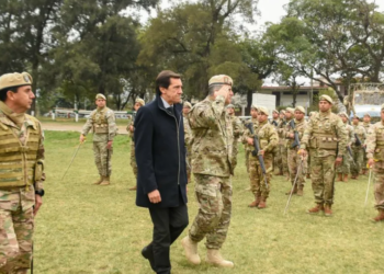 Sadir acompañó al Ejército Argentino en su día