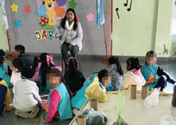 Dictan taller de armado de almácigos a niños y niñas del JIN 6