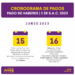 El jueves 15 de junio comienza el Cronograma de Pagos 1 er S.A.C 2023
