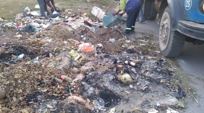 Servicios Públicos realizó remoción de microbasurales