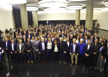 Patricia Bullrich encabezó un evento con todos los gobernadores y legisladores de JxC, entre ellos Rodríguez Larreta