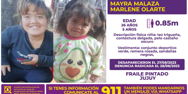 Angustiante búsqueda de una niña de 5 años