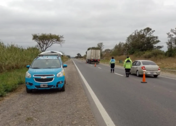 Seguridad Vial reportó 124 actas por alcoholemia positiva