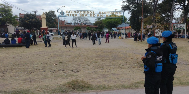 Servicio de prevención para la peregrinación a la Virgen de Río Blanco
