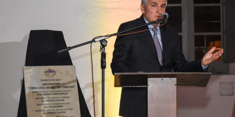 Plan Maestro Plurianual: Gerardo Morales inauguró la obra civil del Cabildo Histórico de Jujuy