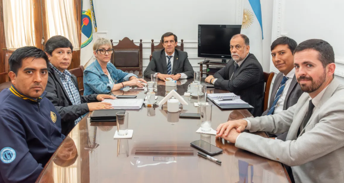 Sadir y Álvarez García se reunieron con la CGT