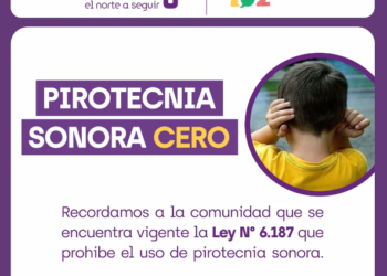 Pirotecnia sonora cero en Jujuy