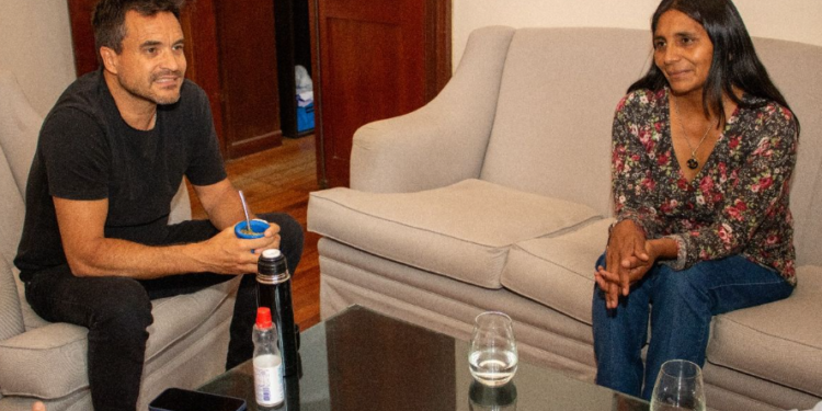 Posadas recibió a la intendente de Tilcara, Sonia Pérez
