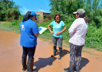 Inmediata asistencia del municipio luego del temporal en San Pedro