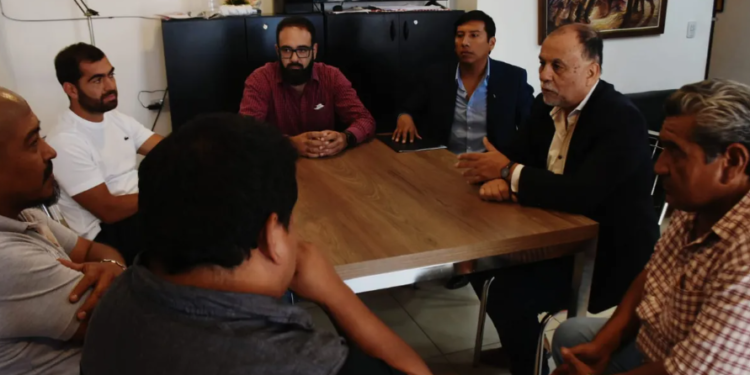 El Ministro Álvarez García visitó la localidad de Fraile Pintado