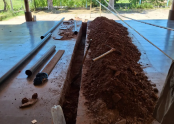 Avanzan las obras de refacción y ampliación en el Bachillerato N°8 de Caimancito