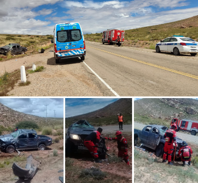 Volcó una camioneta con 7 ocupantes, no se lamentaron víctimas fatales