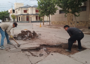 Continúa el plan integral de bacheo