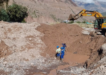Tras descomunal crecida del Río Purmamarca, Agua Potable de Jujuy reparó acueductos y normalizó el servicio
