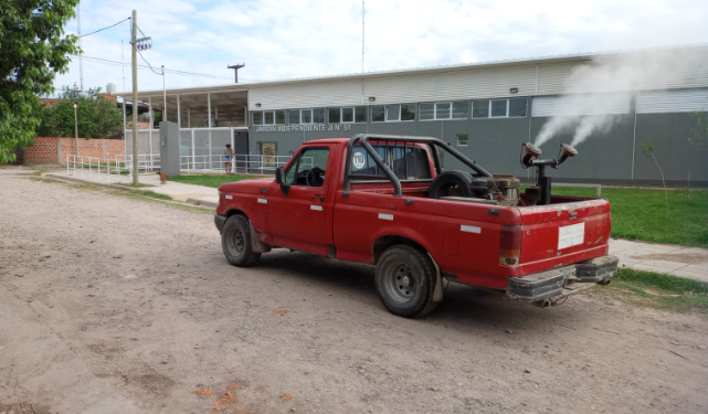 Avanza la campaña de fumigación contra el dengue en la ciudad