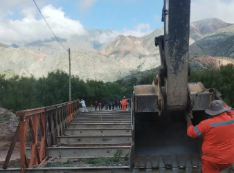 Obras de mantenimiento y prevención hídrica en la Quebrada