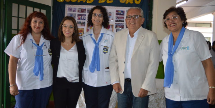 Julio Bravo participó de la celebración de las bodas de oro de la escuela Nº201 Salvador Canuto Martínez