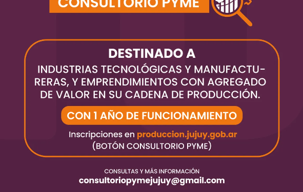 Invitan a sumarse al Consultorio PyME