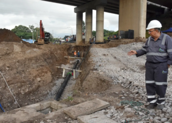 Puente Paraguay: Avanza la obra de reingeniería sobre la traza del acueducto