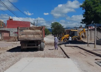 «Tu barrio, más fuerte»: Obras de pavimentación en barrio ATSA, próximas a finalizar