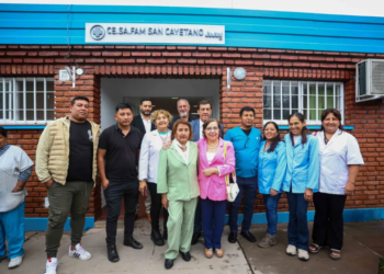 Sadir destacó «la gran red de atención del sistema de salud»