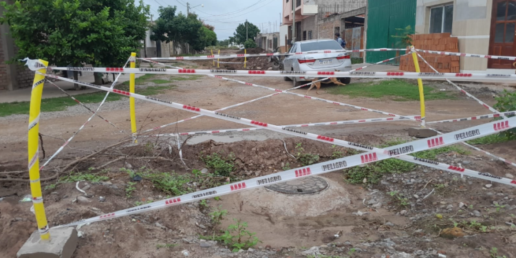 El municipio trabaja en la instalación de red de cloaca en tres barrios de la ciudad