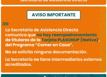 No hay convocatoria de reempadronamiento para la Tarjeta Plasonup