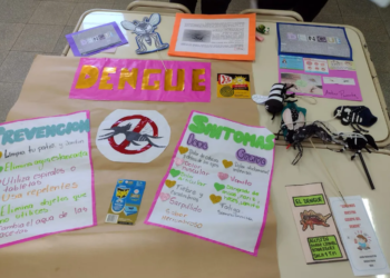 Dependencias educativas trabajan en la lucha contra el dengue