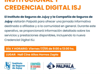 El ISJ junto a la Compañía de Seguros de Jujuy llegan a Palpalá