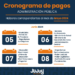 El miércoles 5 de junio inicia el cronograma de pagos para los agentes de las reparticiones públicas