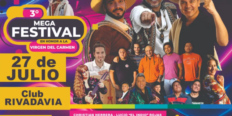 El Carmen: Tercer Mega Festival en Honor a la Virgen