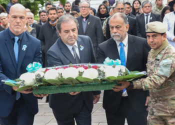 Se conmemoró el Día de la Bandera en la Plaza Belgrano