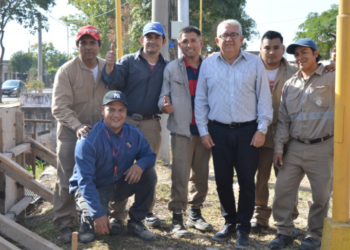 Avanzan las obras complementarias en el “Bulevar de Agua”