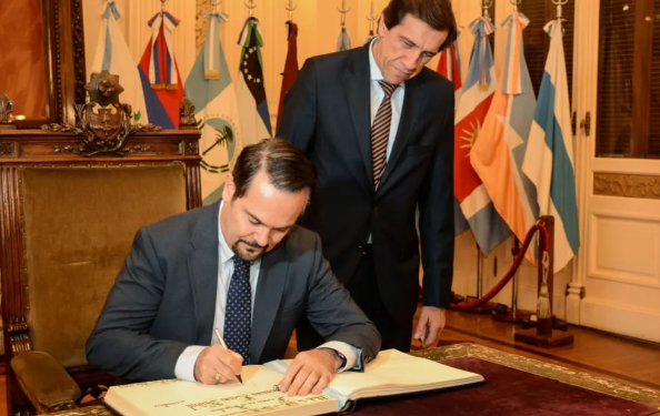 Sadir recibió al Embajador de Francia