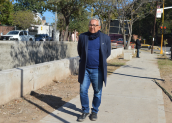 A punto de culminar las obras del Boulevard de Agua de avenida 25 de mayo