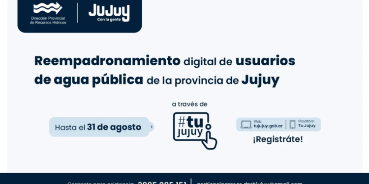 Reempadronamiento digital de uso de agua pública: «La participación de todos los usuarios es clave»