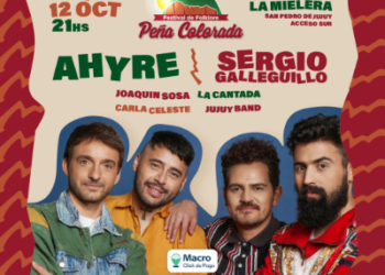 Festival de la Peña Colorada: continúa la venta de entradas  