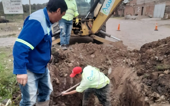 San Pedro: ducto principal de agua potable fue reparado en barrio La Merced