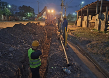 En San Pedro el municipio invierte en red de agua y cloacas
