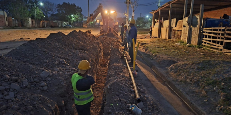 En San Pedro el municipio invierte en red de agua y cloacas