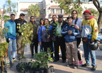 Por el día del árbol: positiva actividad en Plaza Belgrano