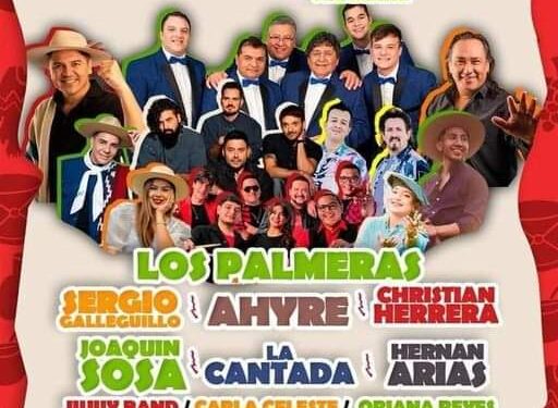 Se presento la grilla de artistas que actuaran en el Festival de la Peña Colorada en San Pedro