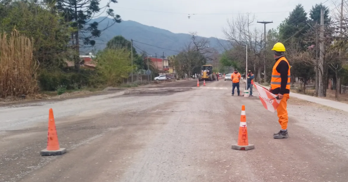 Trabajos incesantes en las obras del Plan Provincial de Repavimentación