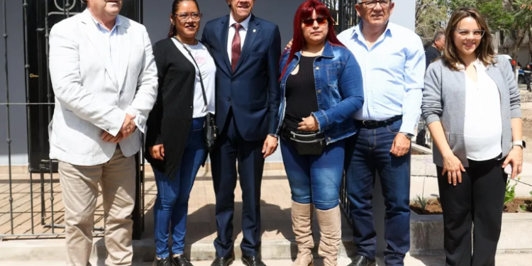 Sadir recorrió obras en San Pedro