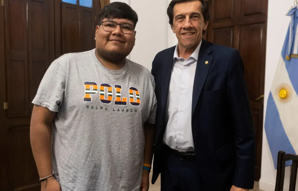 Sadir recibió al representante jujeño en la Selección Argentina de Esports
