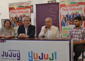 En la capital jujeña: presentaron el 9no Festival de la Peña Colorada